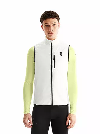 ON | Gilet da running da uomo Weather Vest | weiss